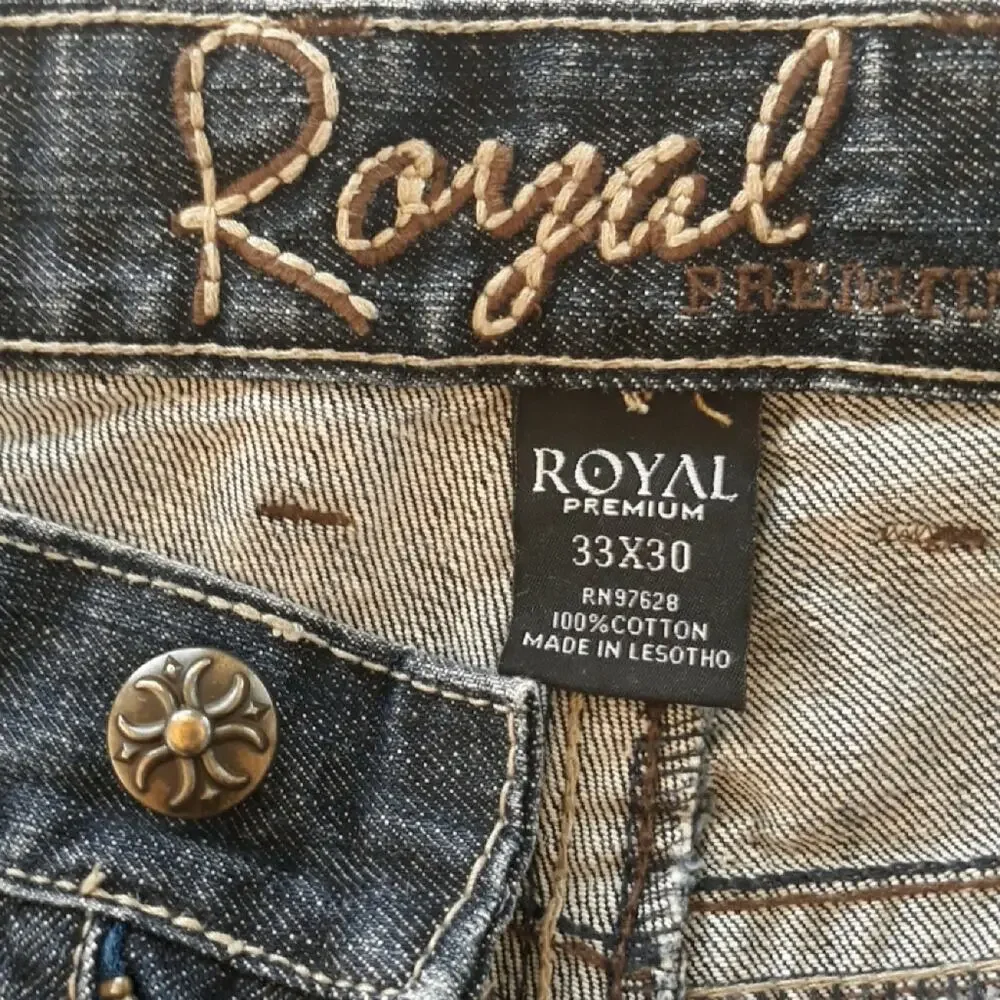 Royal Premium Straight Blue Jeans
